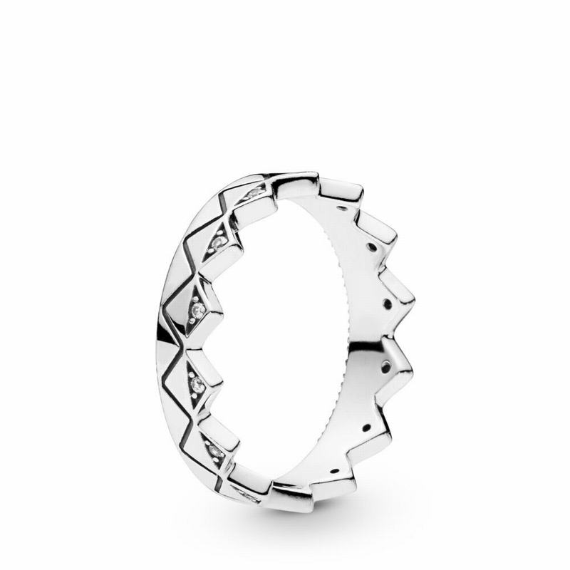 Pandora Exotic Crown Stackable Ring Silver Egypt EU5987421